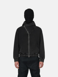 Black Asymmetric Hoodie