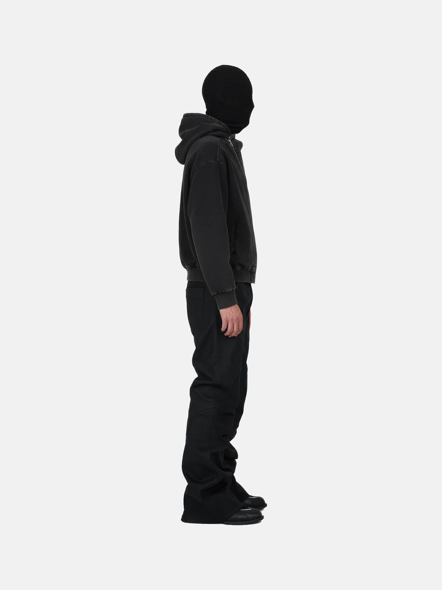 Black Asymmetric Hoodie