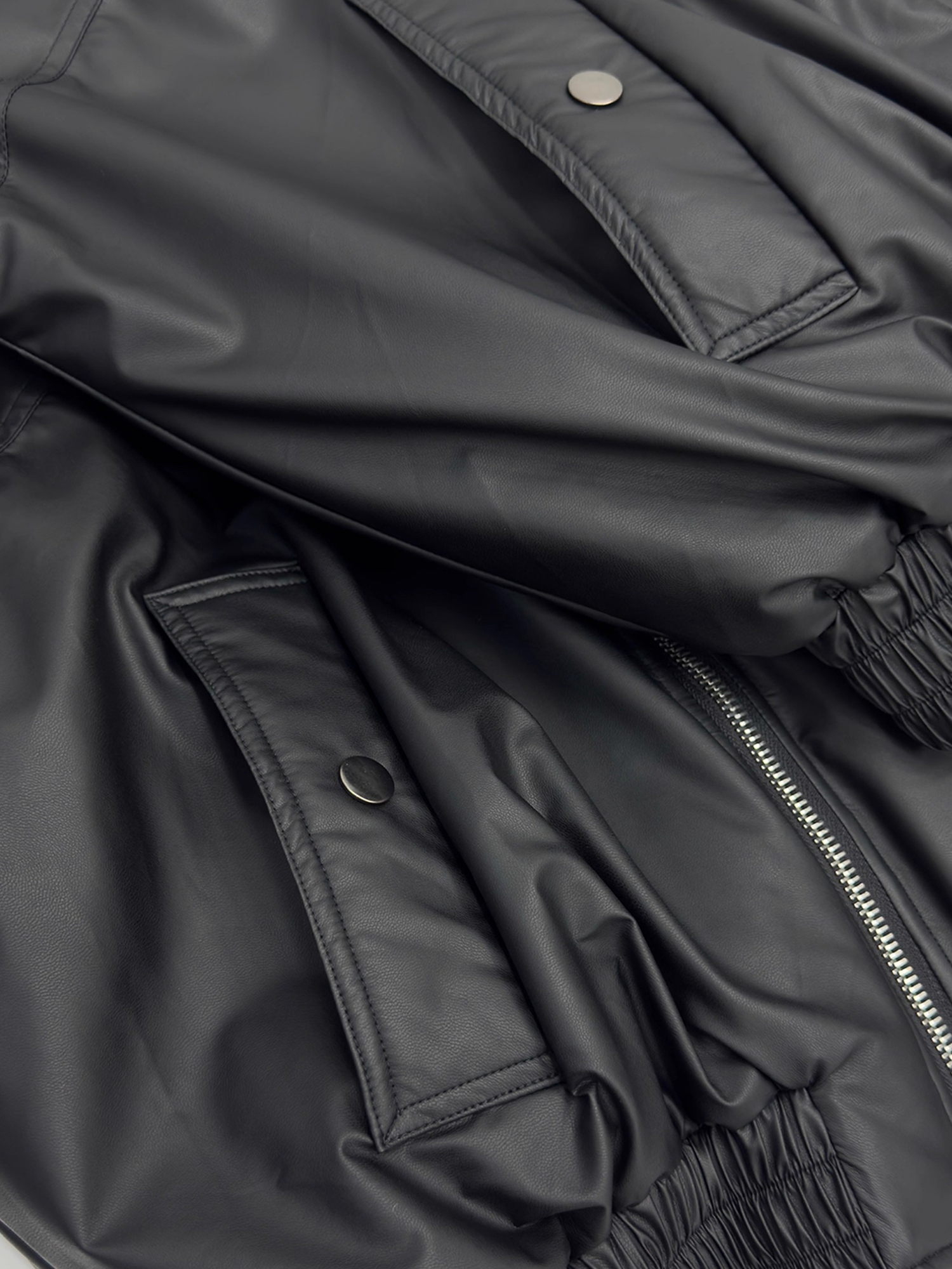 Black Padded Hooded Jacket