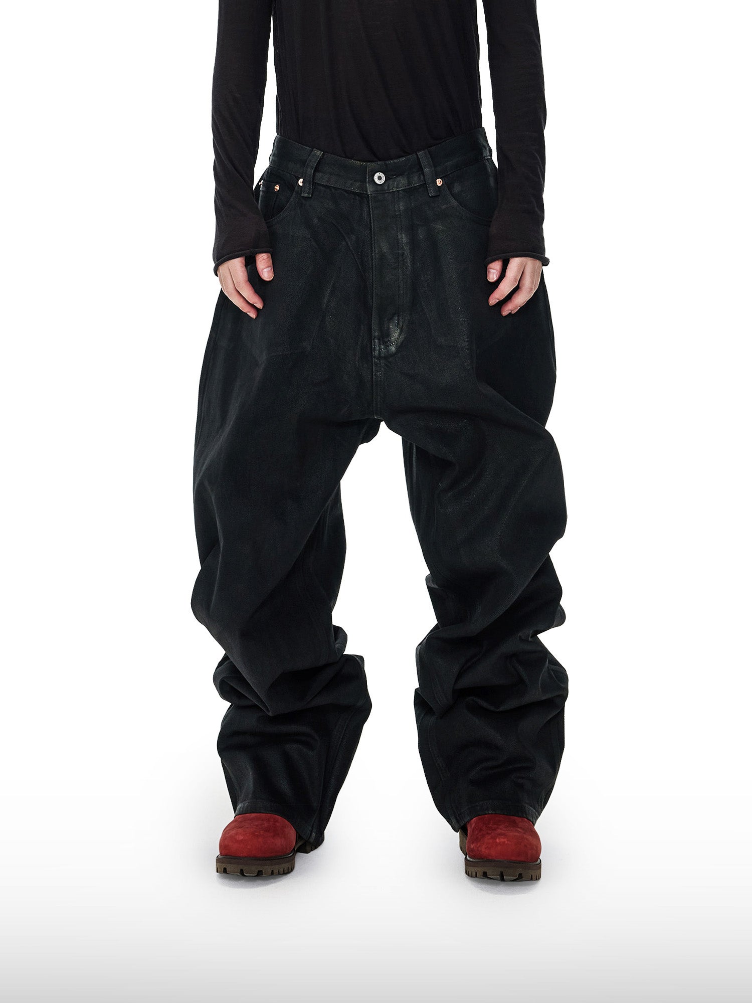 Zwarte Baggy Jeans
