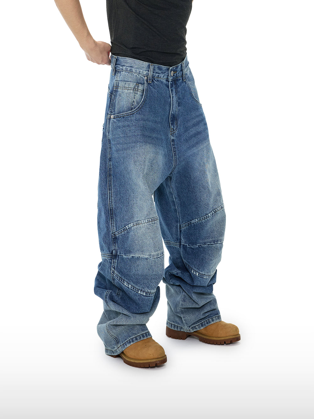 Blue Baggy Jeans