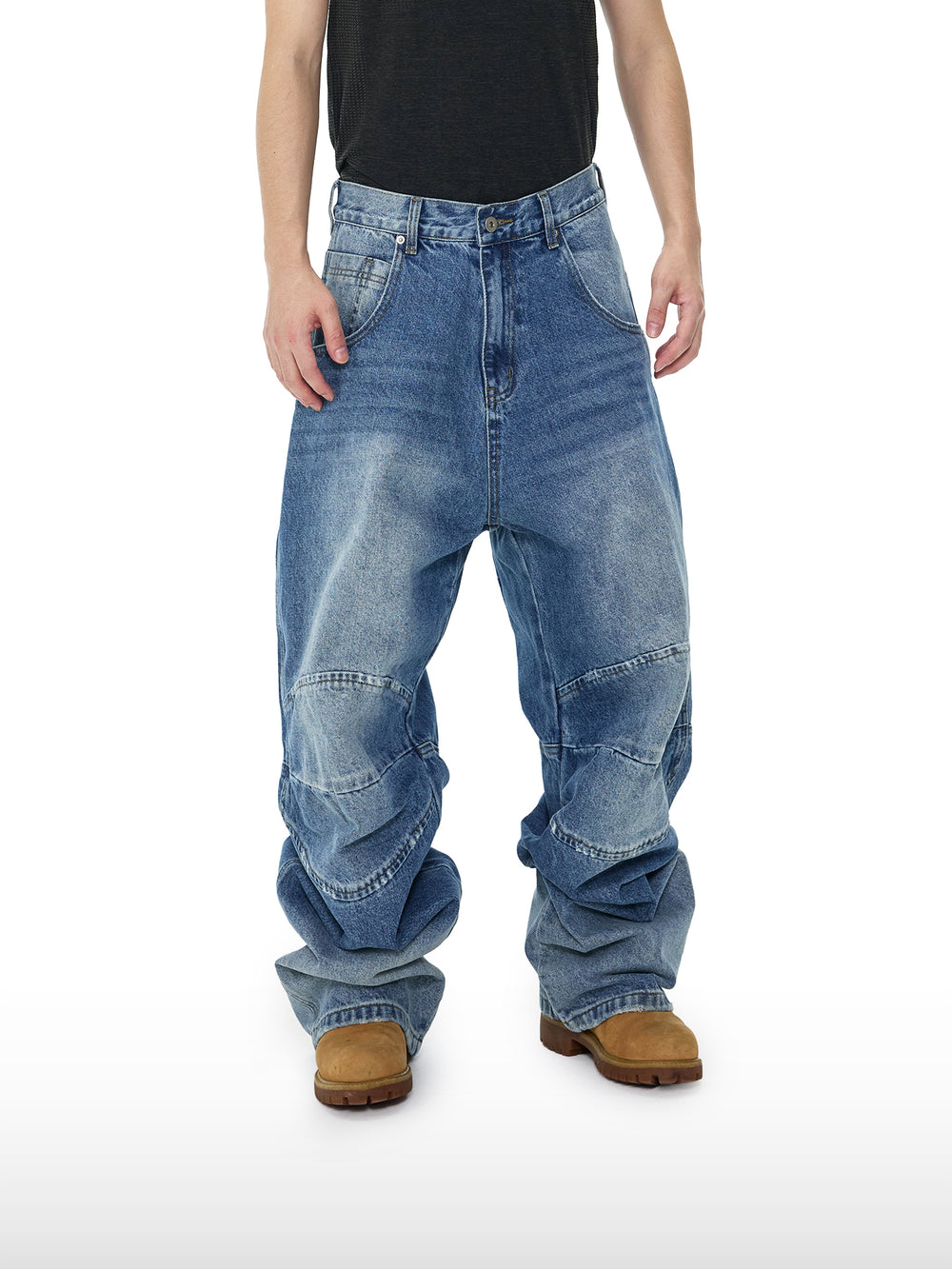 Blue Baggy Jeans