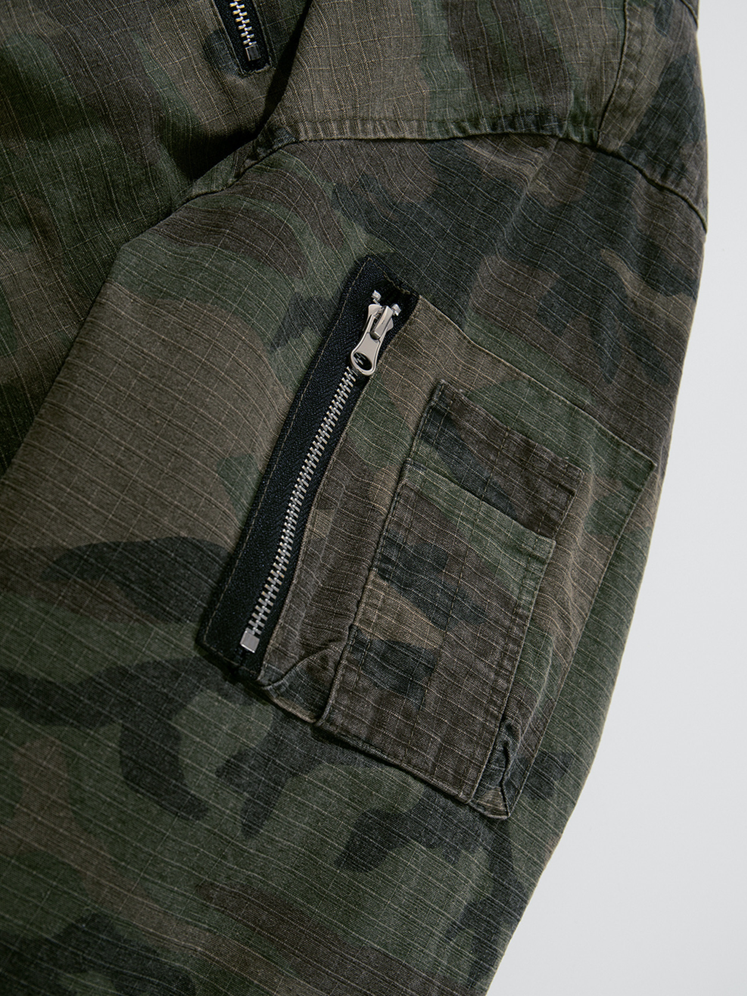 Camo Bomber Jacket