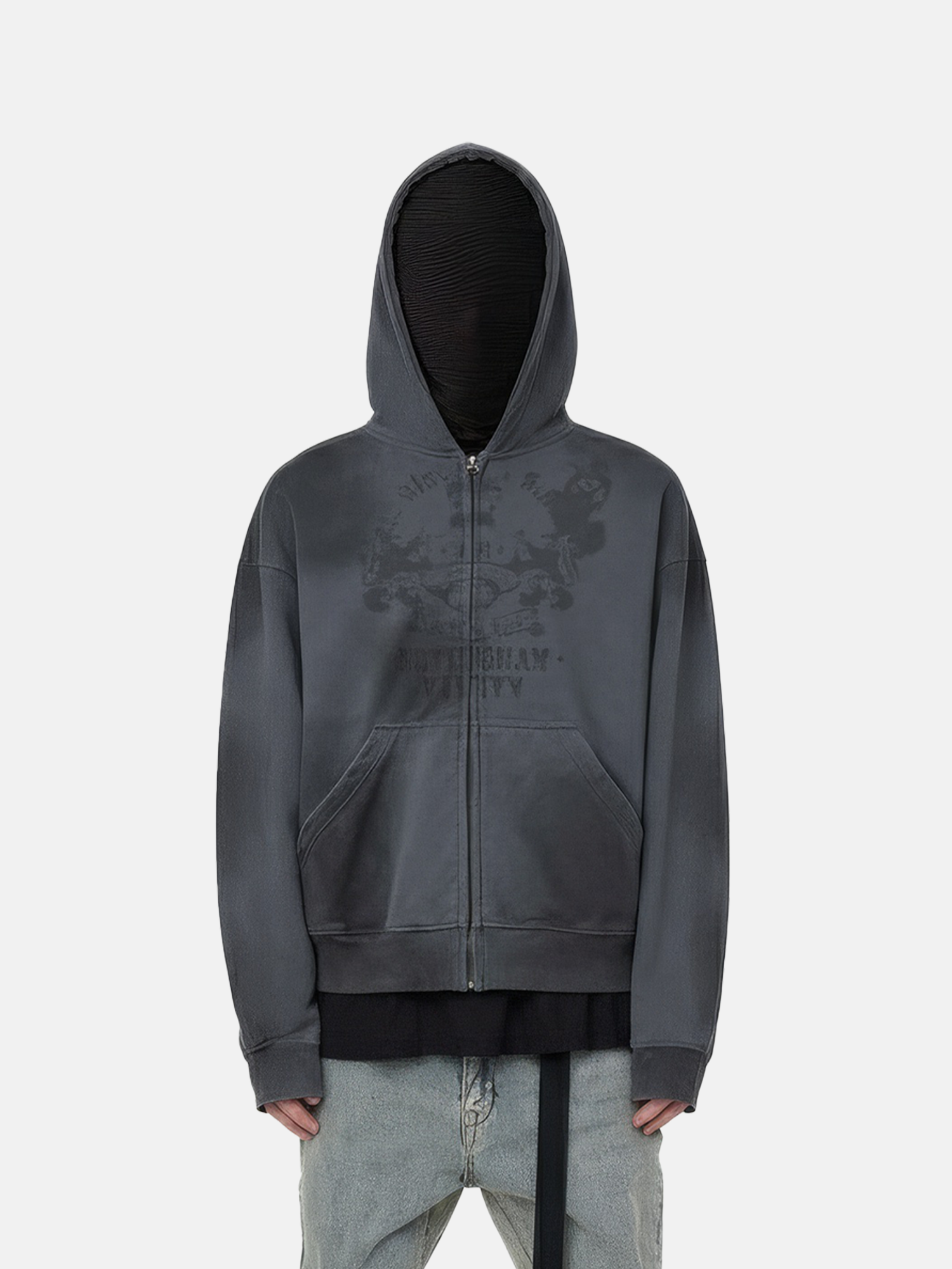 Charcoal Graphic Hoodie