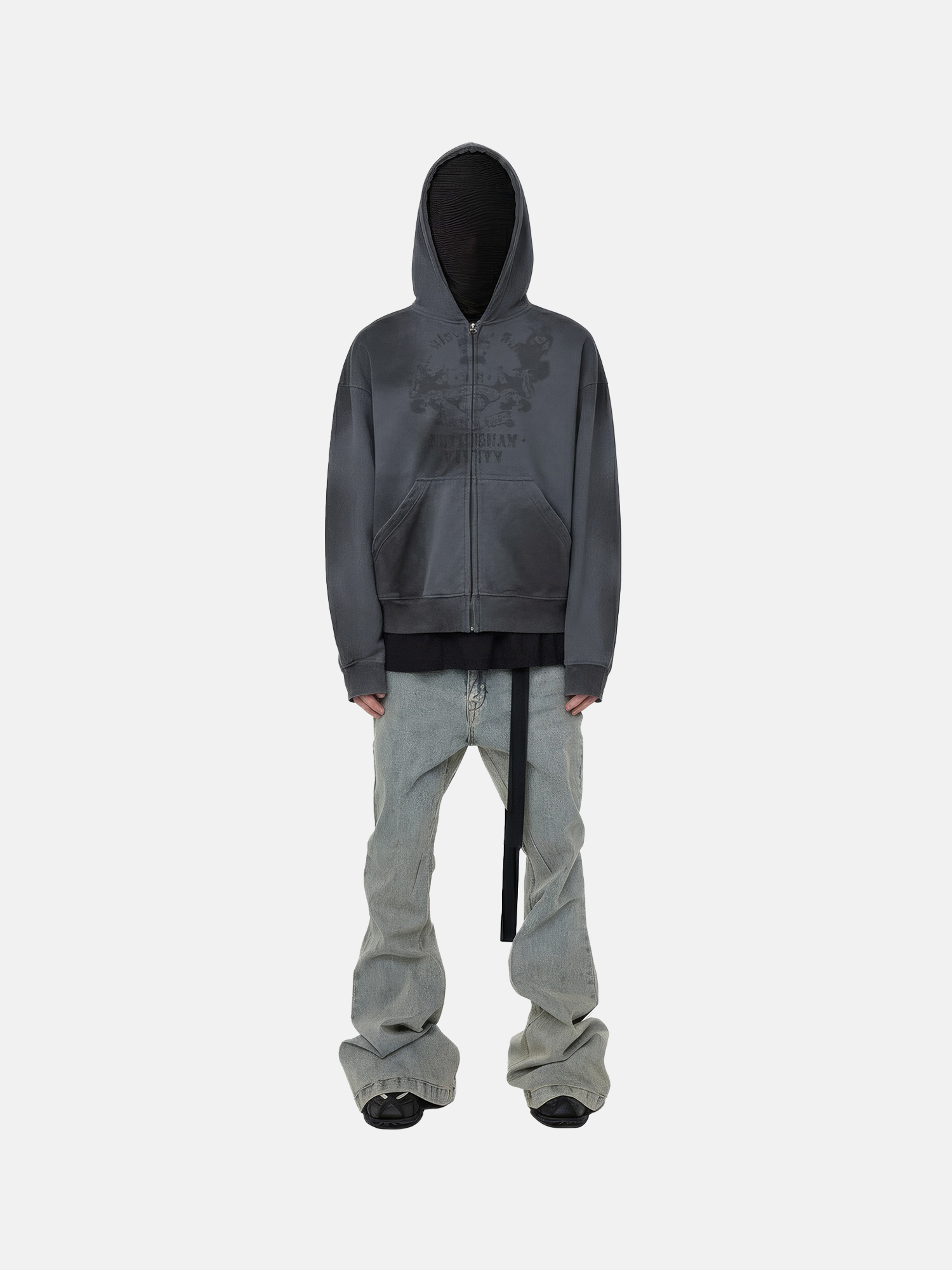 Charcoal Graphic Hoodie