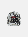 Camo-pet met scriptprint