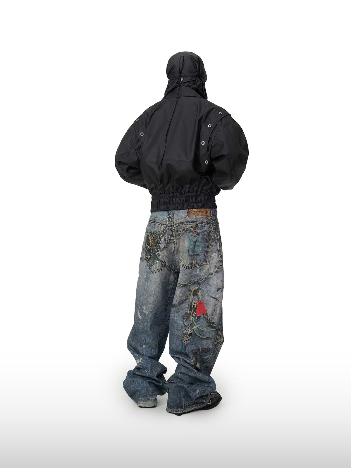 Jeans mit Kettenartefakt