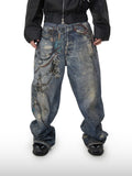 Jeans mit Kettenartefakt