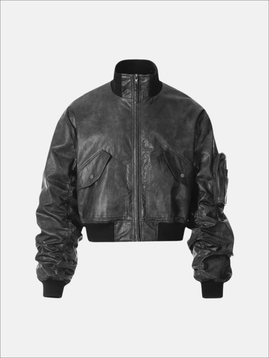 dunkelgraue Jacke