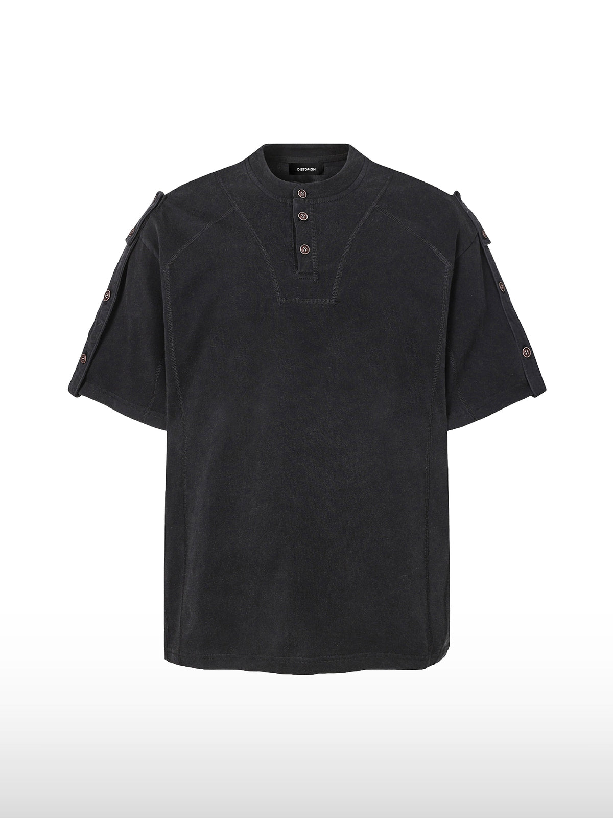 Cipher Gradient Henley-T-shirt