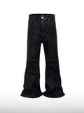 Coated Flare Jeans