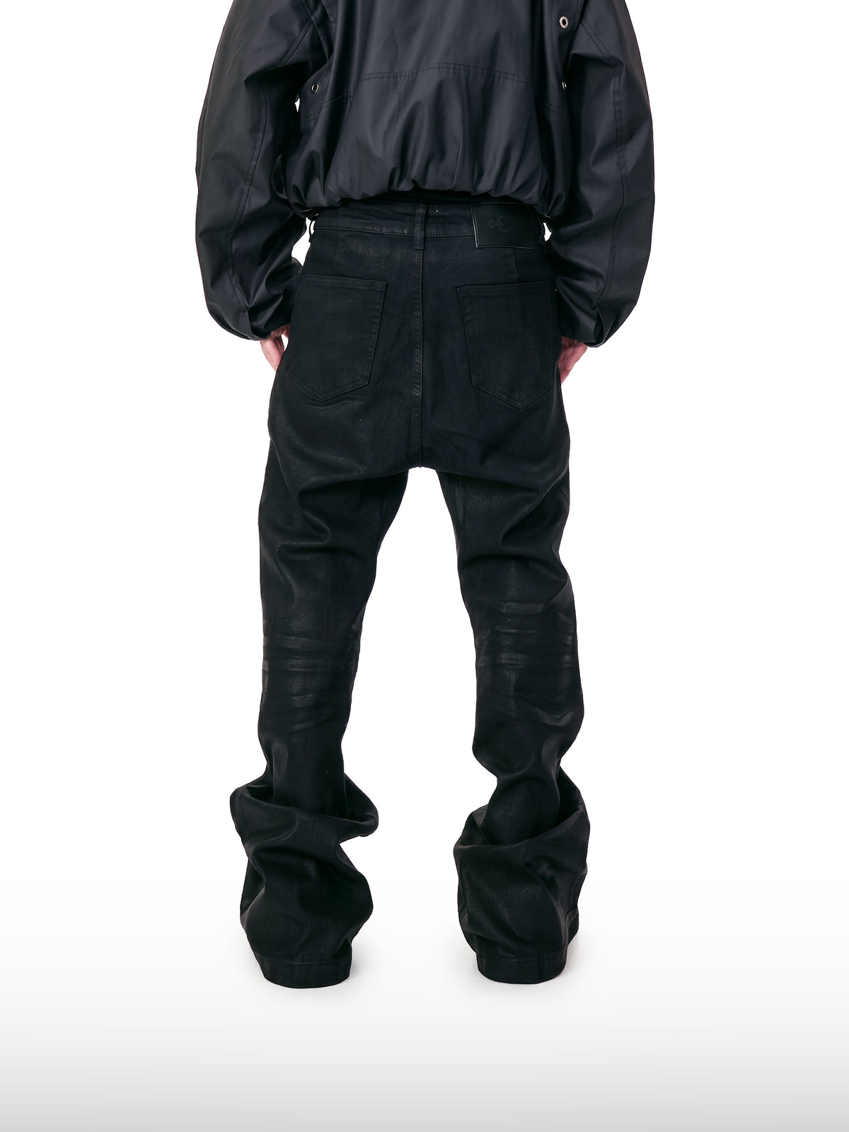 Coated Flare Jeans