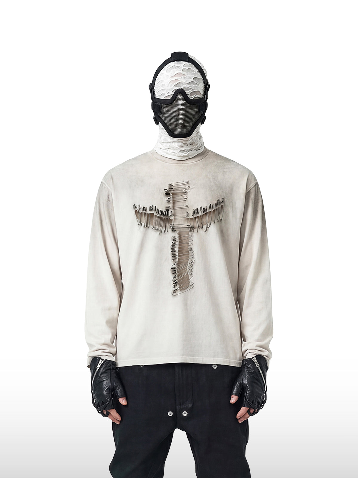 Corrosion Pin-shirt met lange mouwen