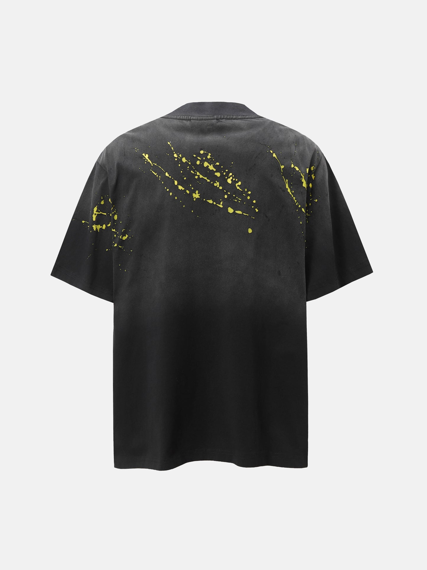 Purpurrotes Splatter-T-Shirt