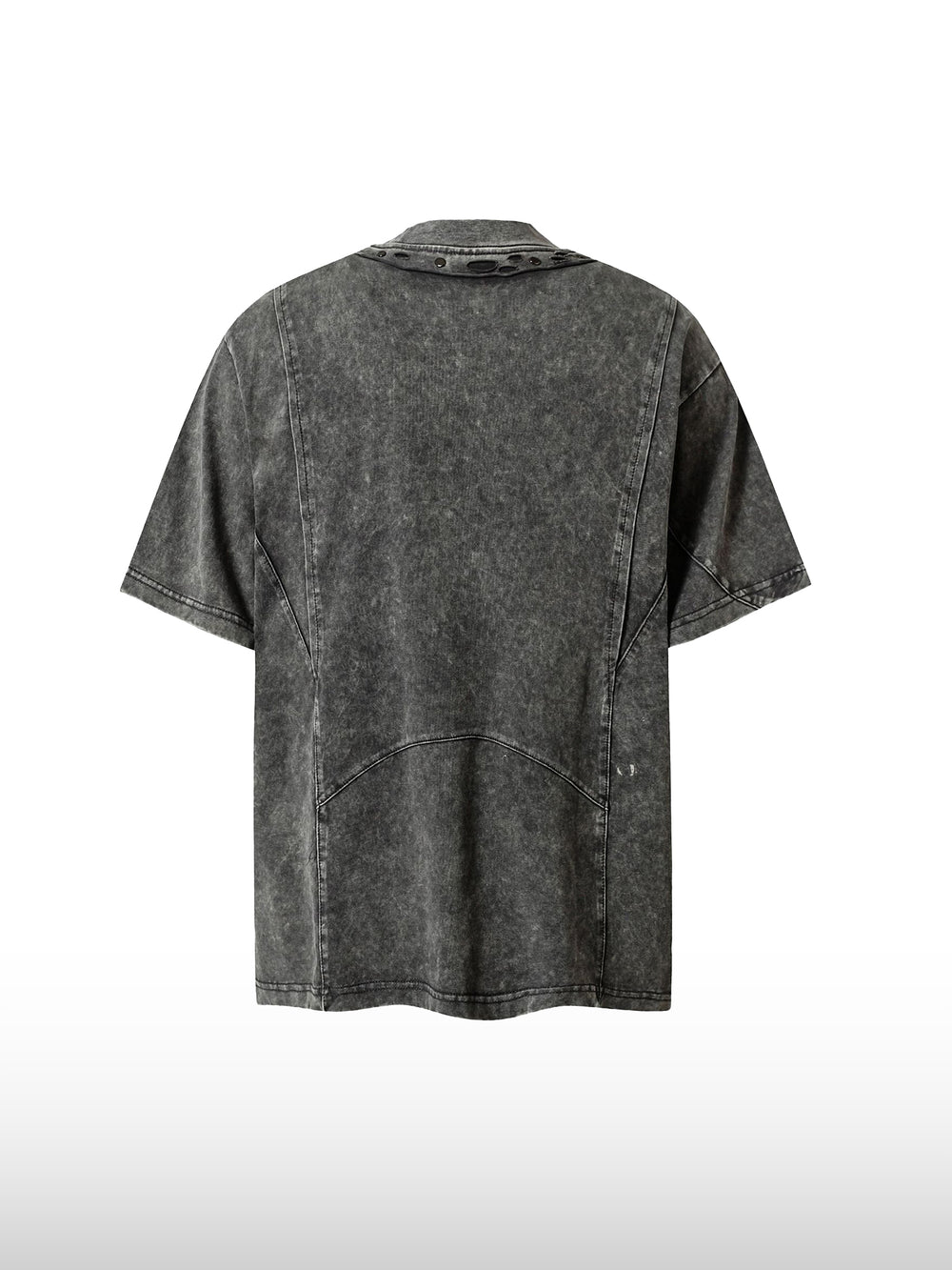 T-Shirt mit Cut-Out-Kragen