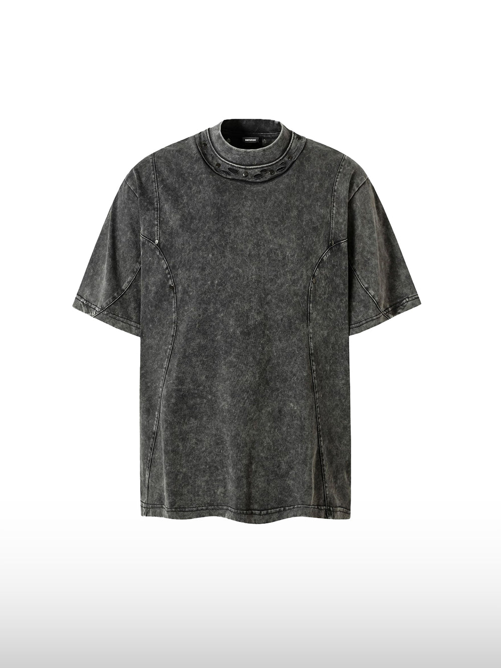 T-Shirt mit Cut-Out-Kragen