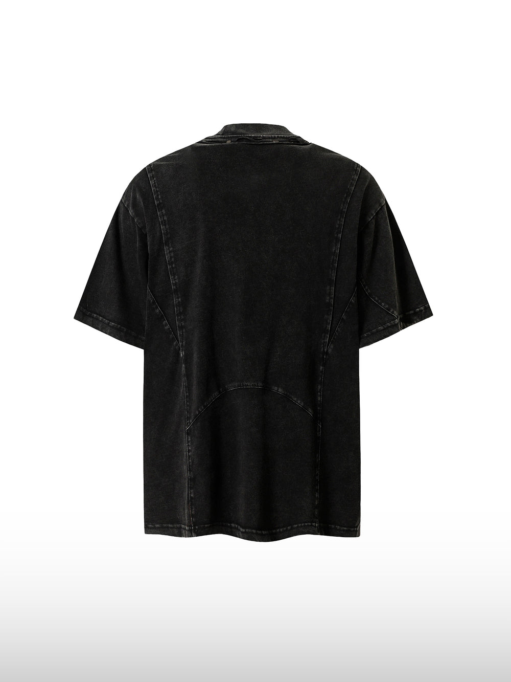 T-Shirt mit Cut-Out-Kragen
