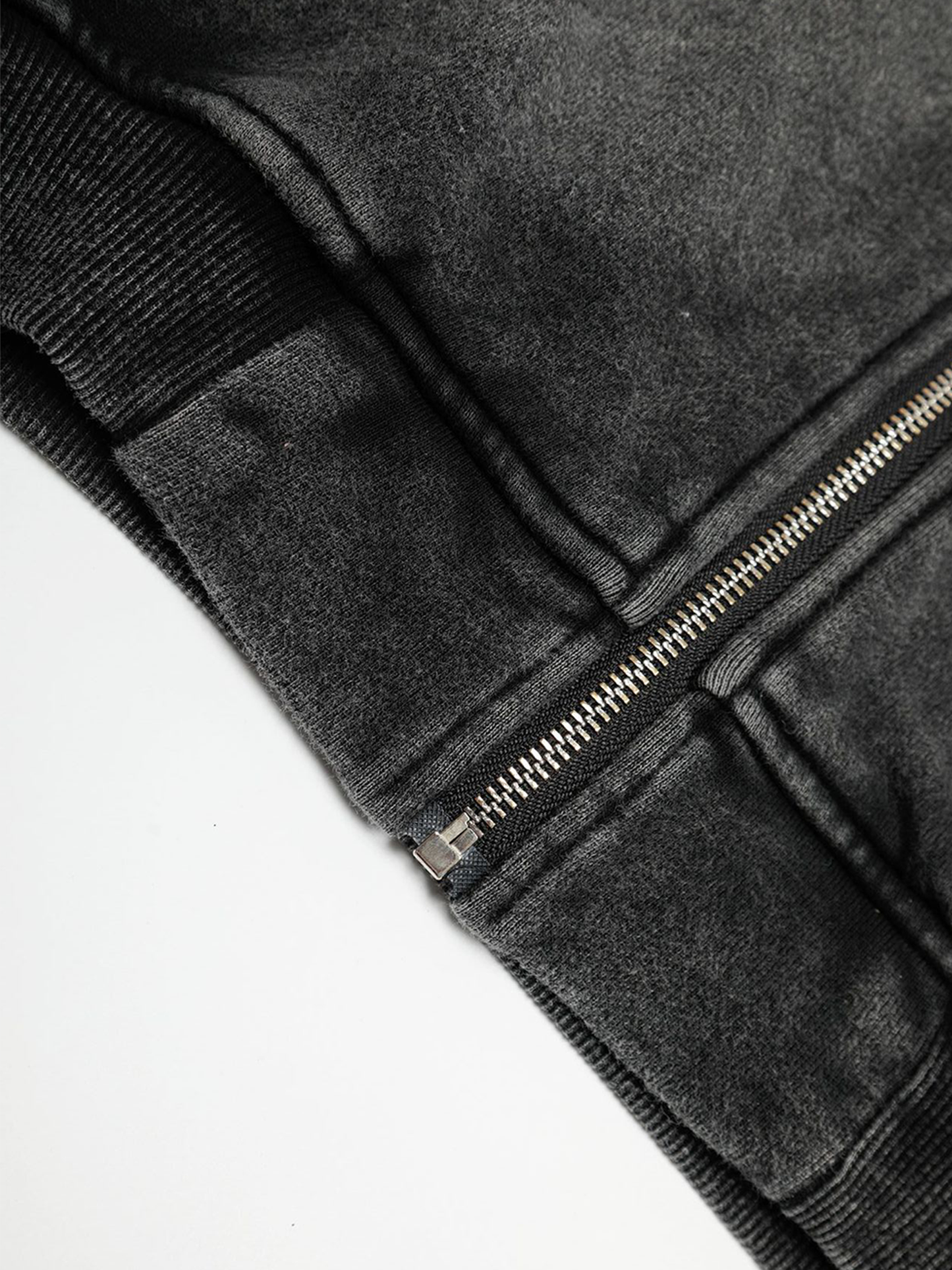 Kapuzenjacke mit Reißverschluss und Ringzug