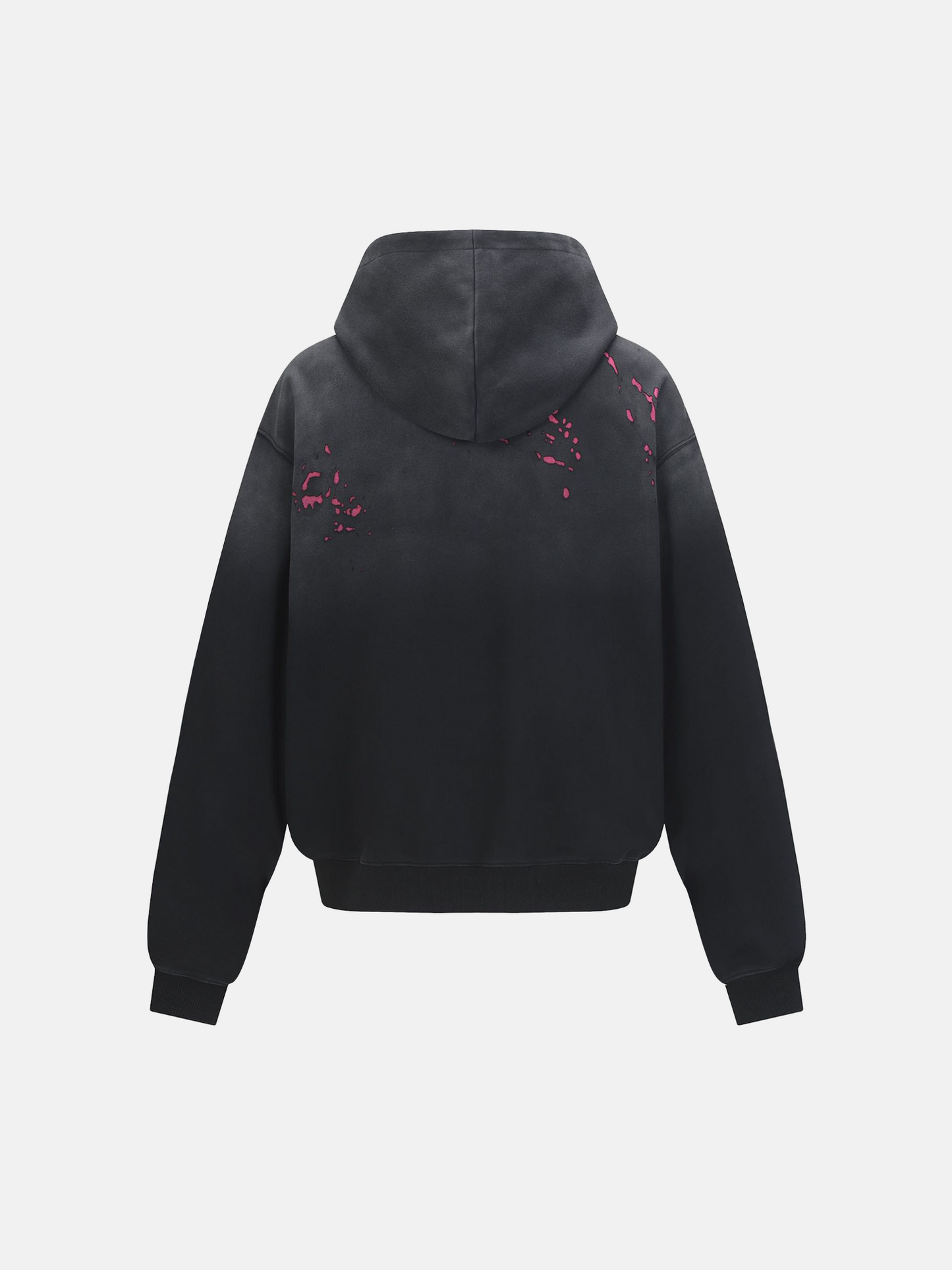Kapuzenpullover mit dunklem Spritzermuster