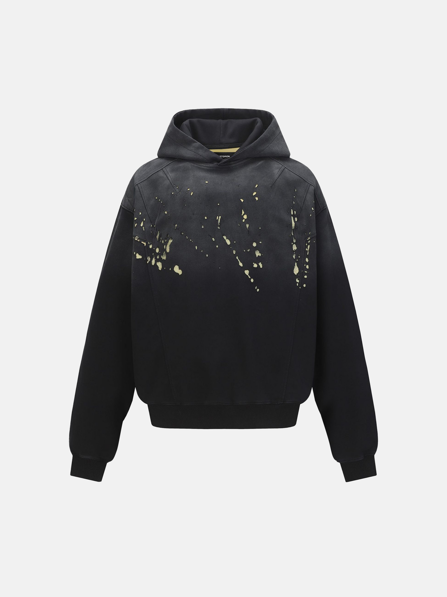Kapuzenpullover mit dunklem Spritzermuster
