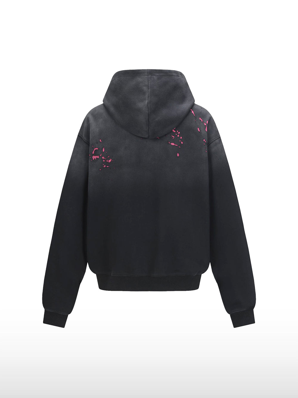 Kapuzenpullover mit dunklem Spritzermuster