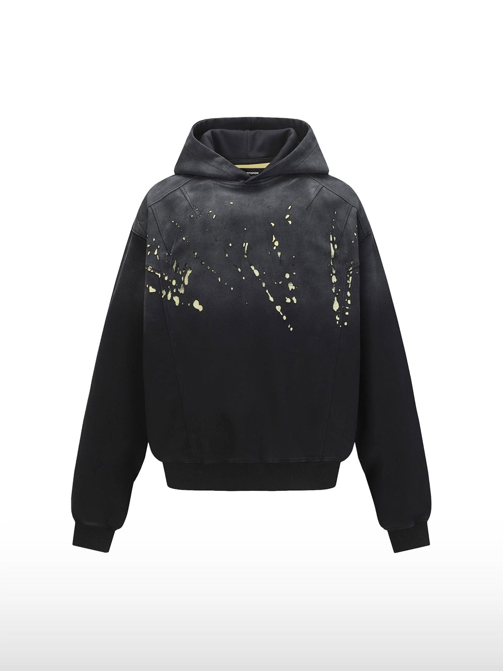 Kapuzenpullover mit dunklem Spritzermuster
