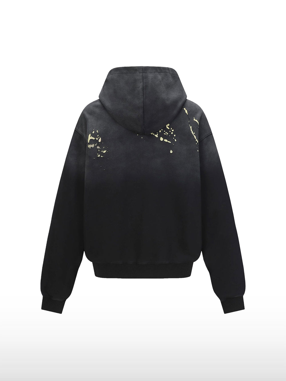 Kapuzenpullover mit dunklem Spritzermuster