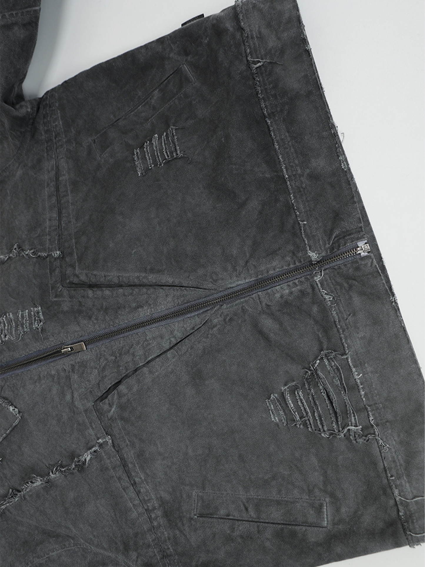 Jeansjacke im Used-Look