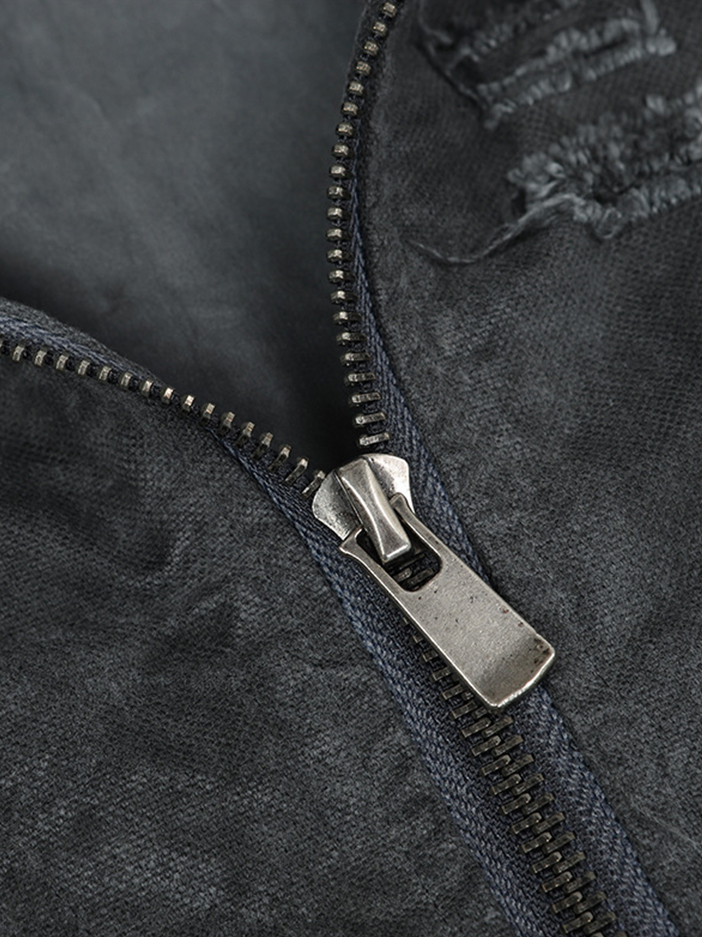 Jeansjacke im Used-Look
