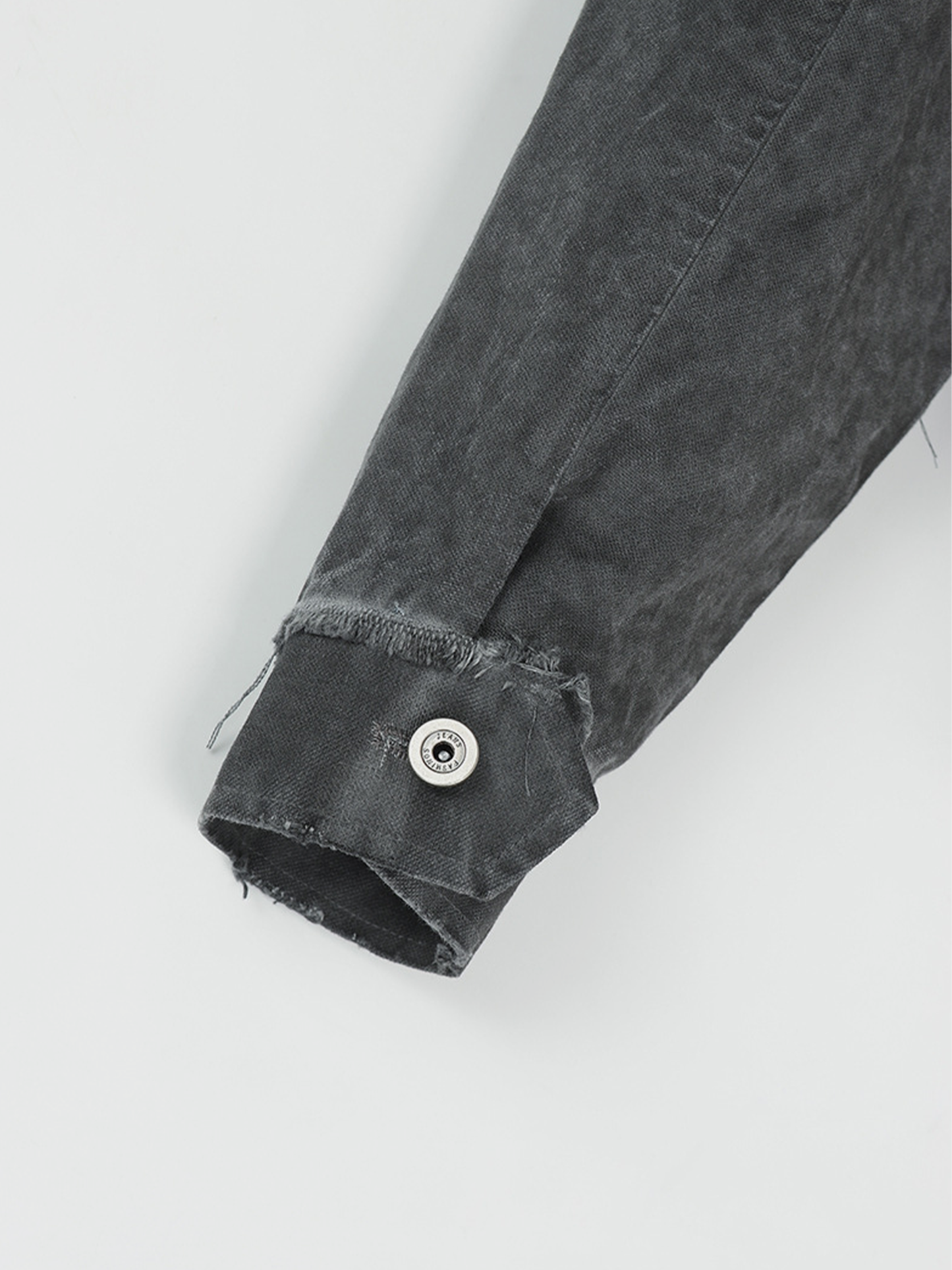 Jeansjacke im Used-Look