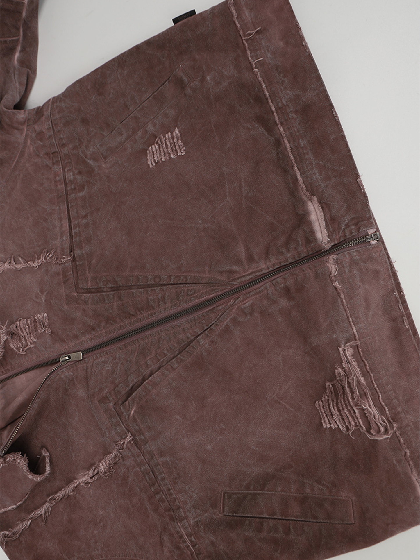 Jeansjacke im Used-Look