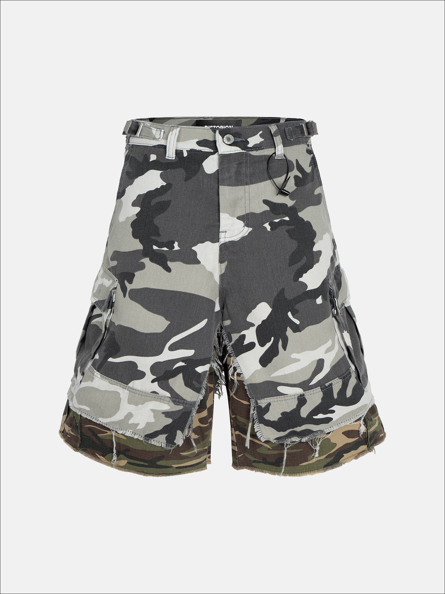 Shorts mit doppeltem Tarnmuster