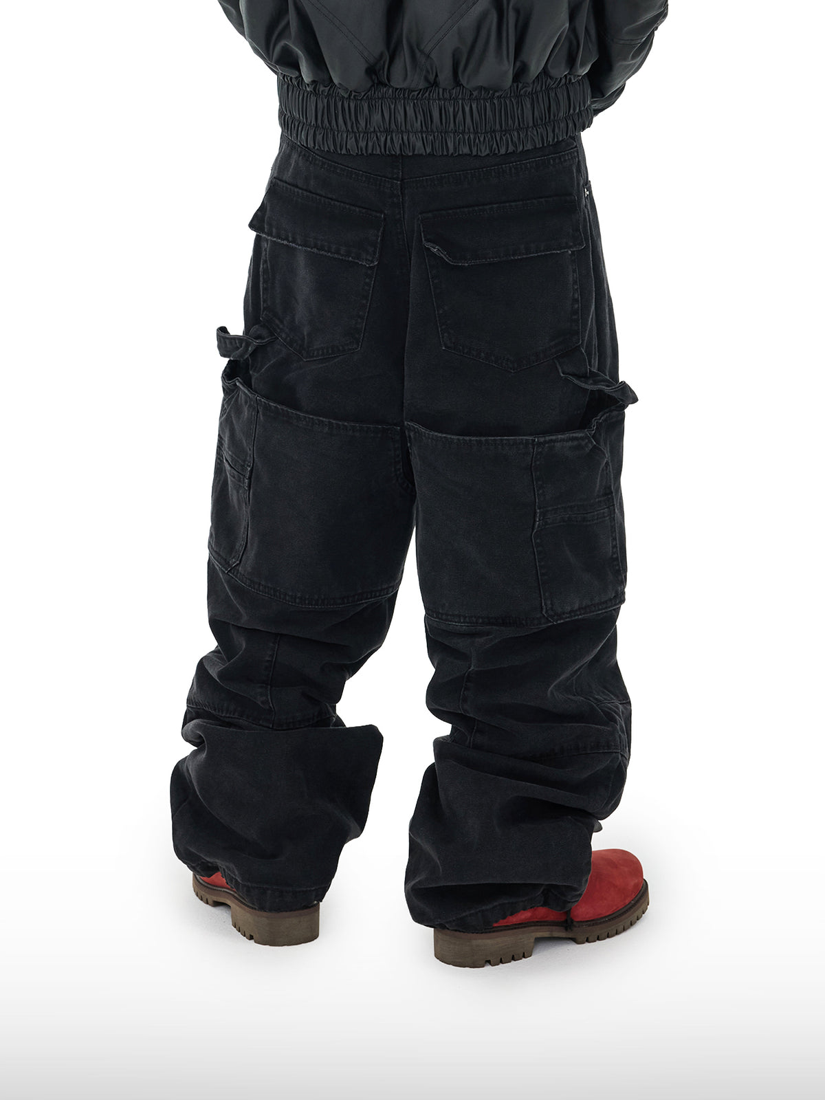 Cargo-Jeans mit doppelten Taschen