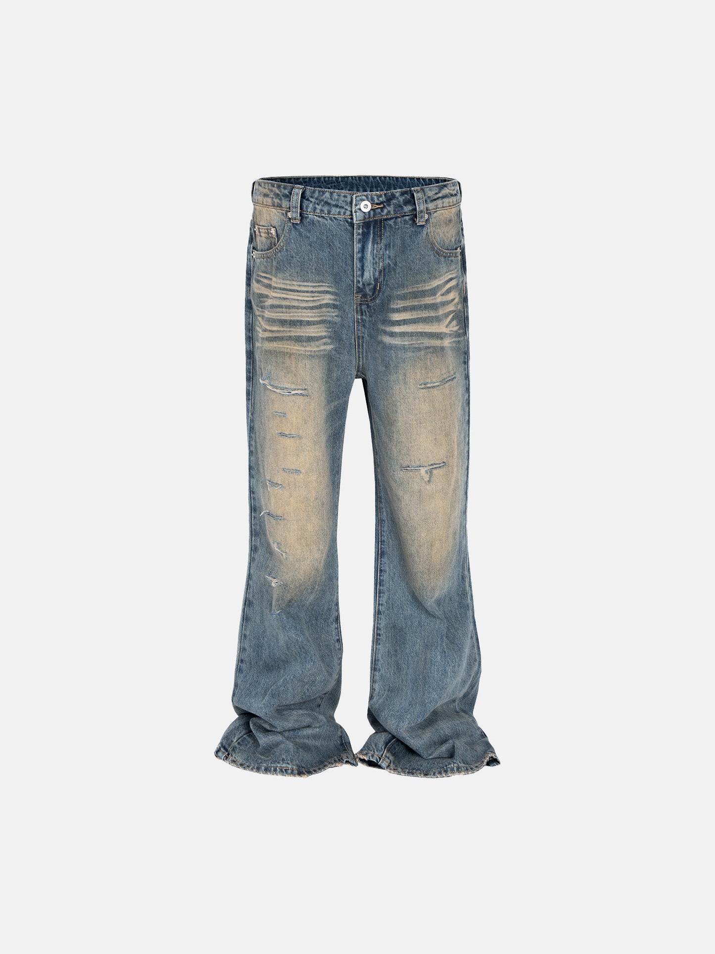 Staubige blaue Jeans