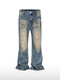 Staubige blaue Jeans