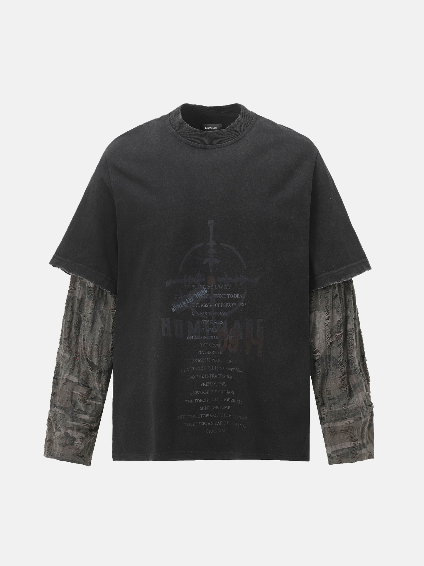 Dystopisches Grafik-T-Shirt