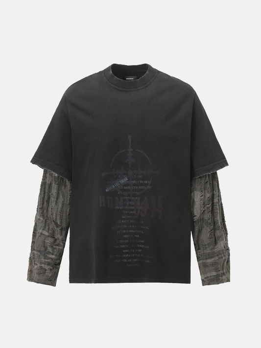 Dystopisches Grafik-T-Shirt