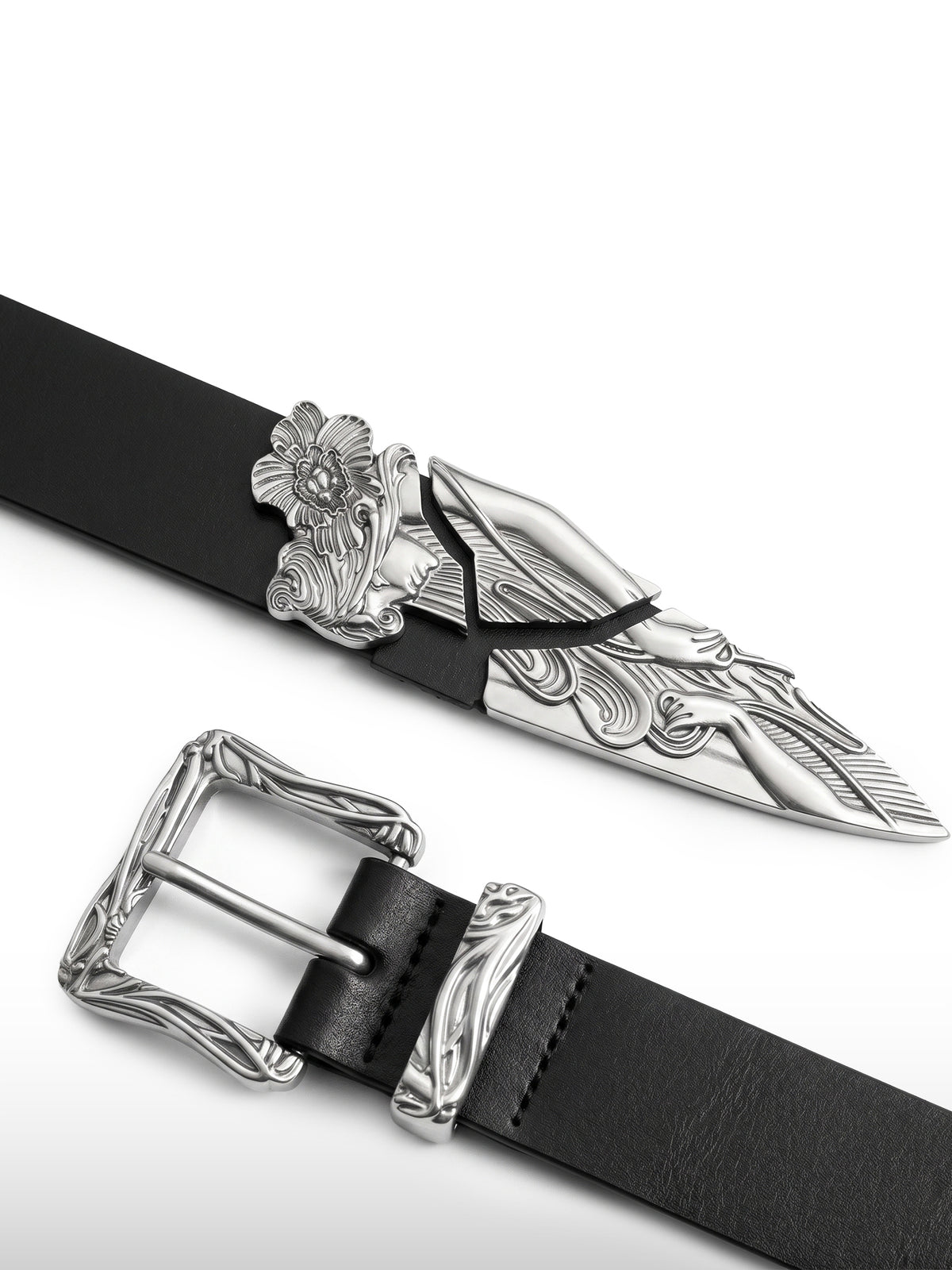 Engraved Buckle Belt