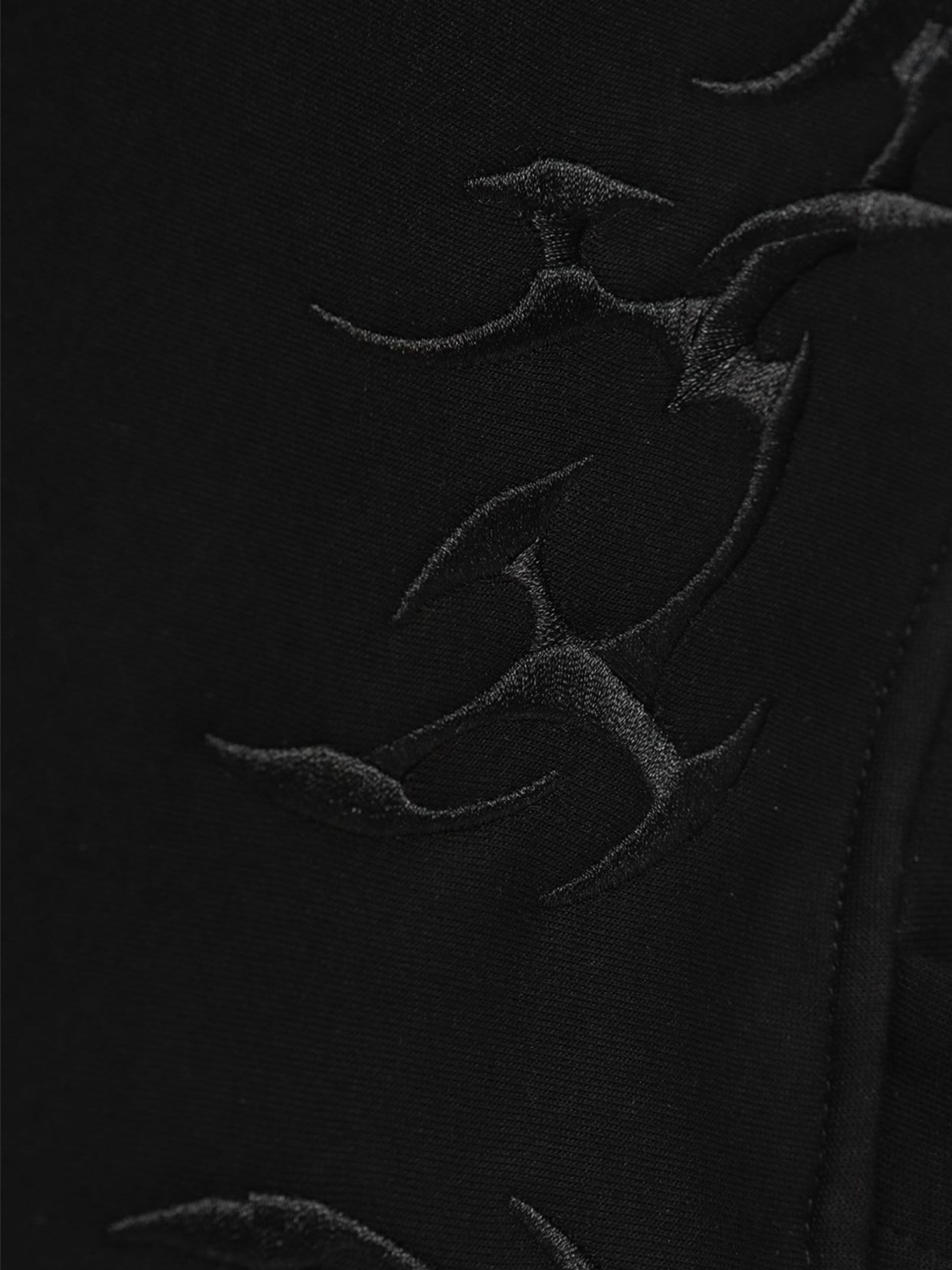 Flame Embroidered Hoodie