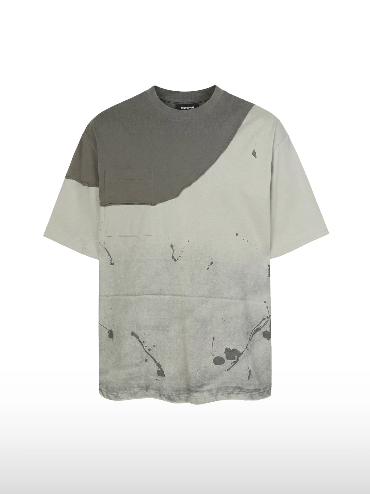 Facade-T-shirt met spetters