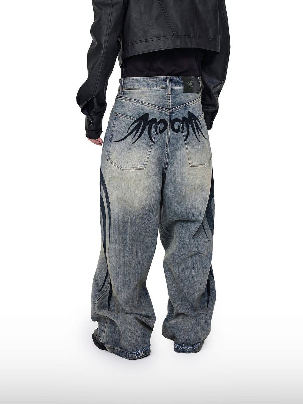 Faded Tribal Jeans