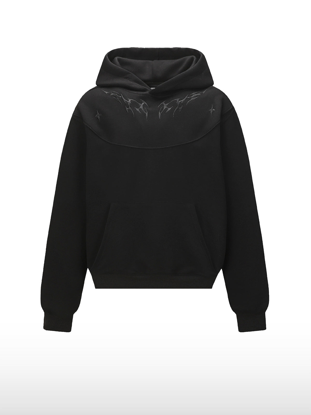 Flame Embroidered Hoodie
