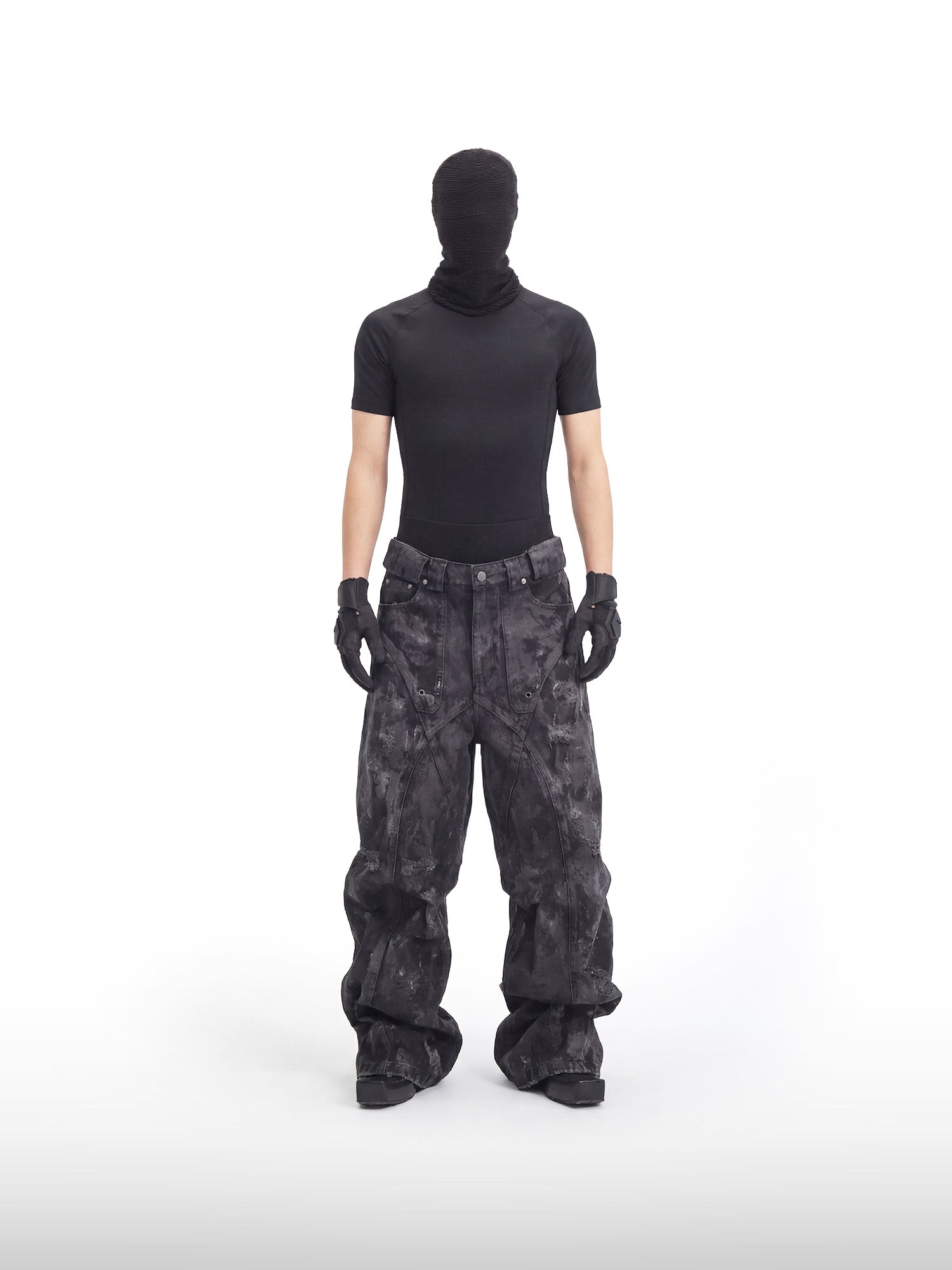 Waxed Reconstructed Jeans