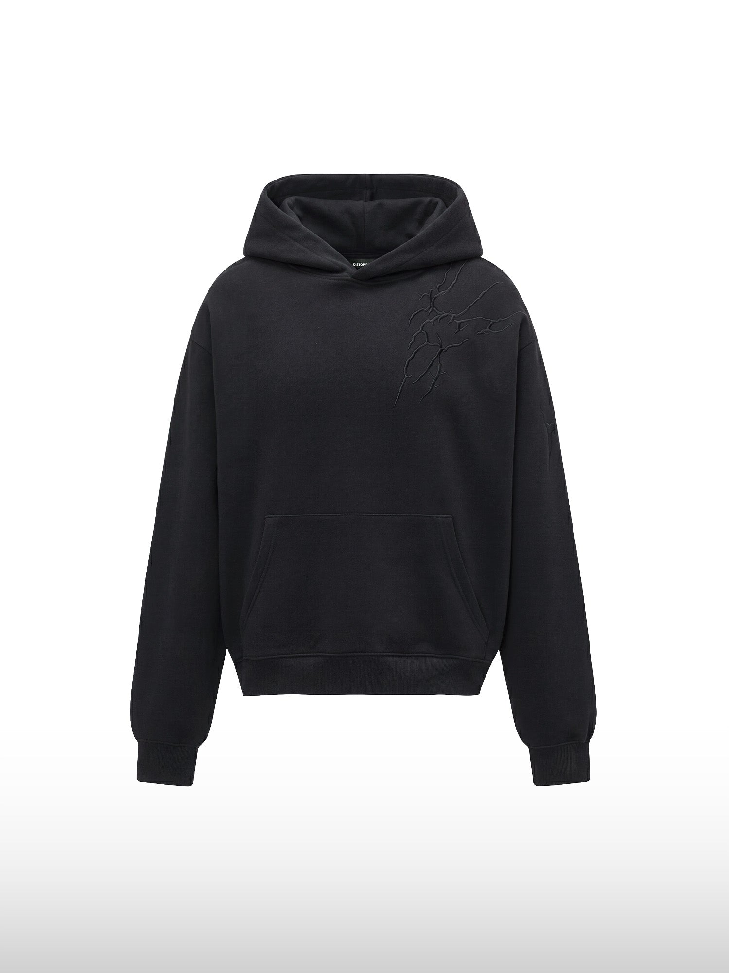 Glitch Vein Oversized Hoodie