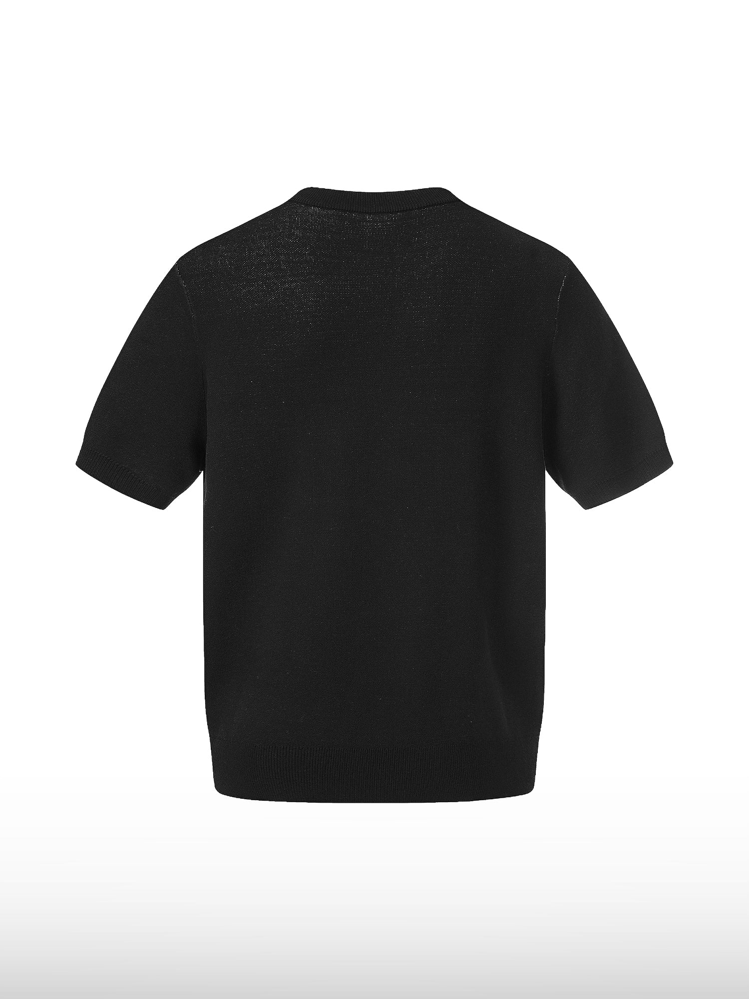 Gothic-Grafik-Jacquard-T-Shirt