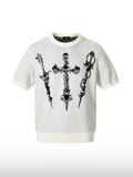 Gothic Graphic Jacquard Tee