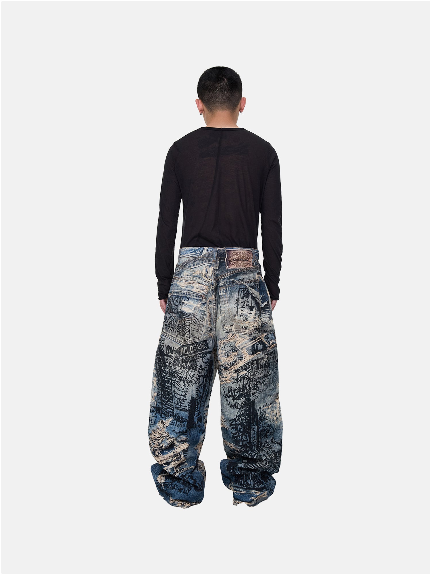 Graffiti Rift Jeans