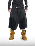 Grid Lock-cargoshort met klinknagels