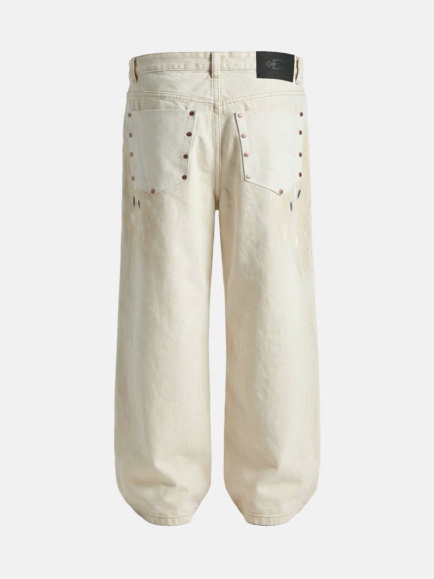 Ivory Distress Pants
