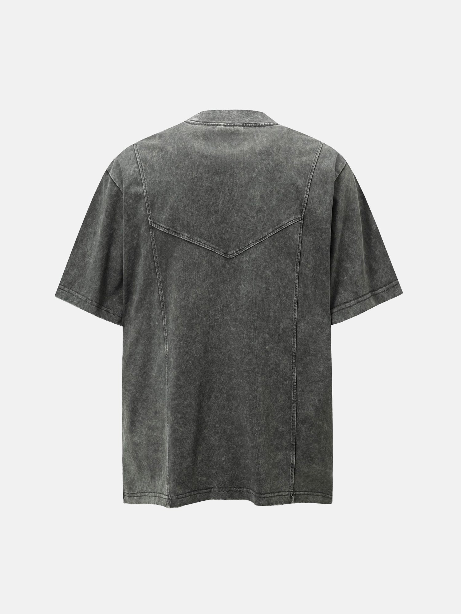 Jagged Yoke Tee